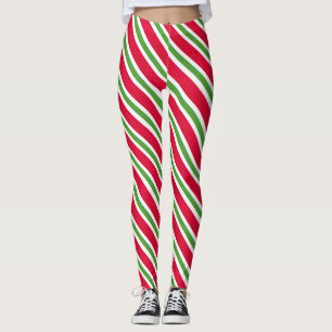 Leggings Navidad a rayas
