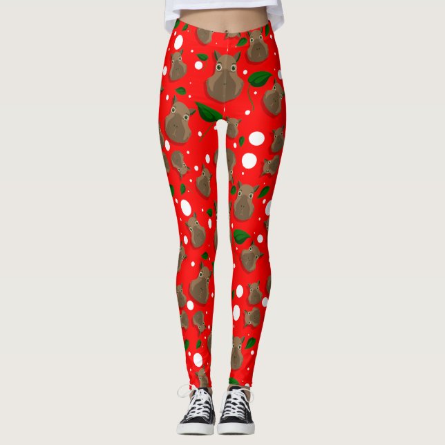 Leggings navidad capybara (Anverso)