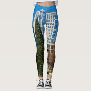 Leggings Navidad en el centro de Dallas