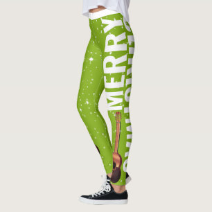 Leggings Navidad Estrellada Alegre Marac y Cuatro (editable