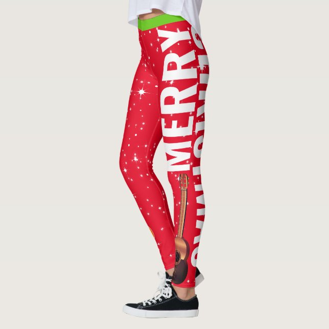Leggings Navidad Estrellada Alegre Marac y Cuatro (editable (Izquierda)