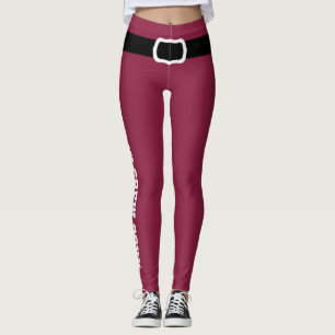 Leggings Navidad Personalizada Rico Frambuesa Divertida Fam
