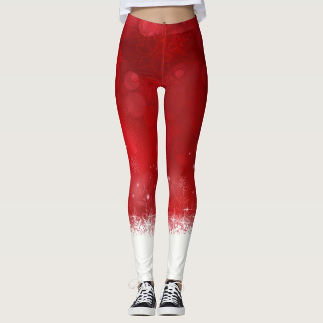 Leggings Navidad rojo (Anverso)