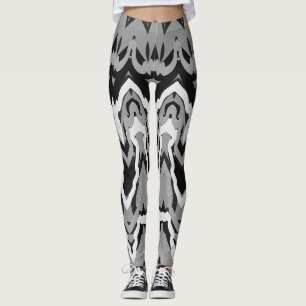 Leggings Navidad Sp. negro blanco "Ratti_Creative_Arts