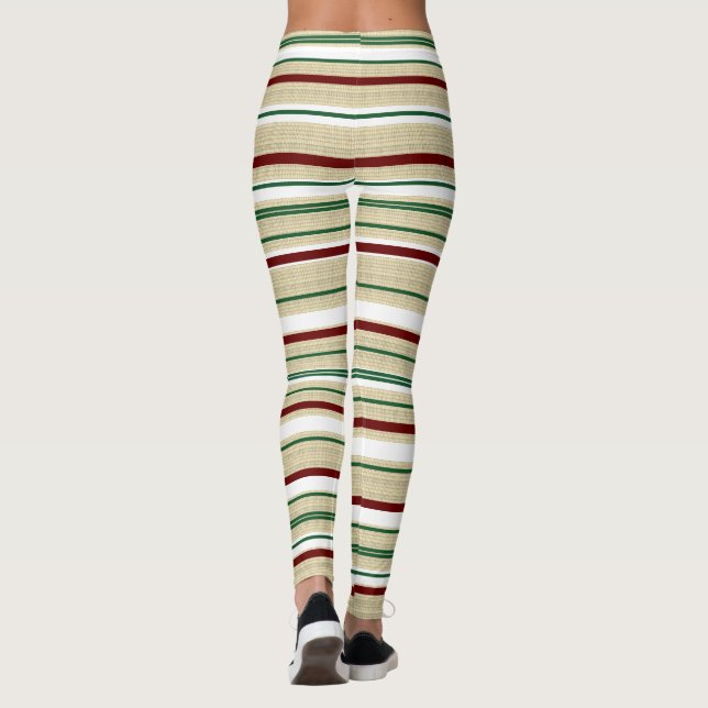 Leggings Navidades a rayas (Reverso)