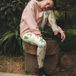 Leggings Navidades acarician simples y extravagantes recort