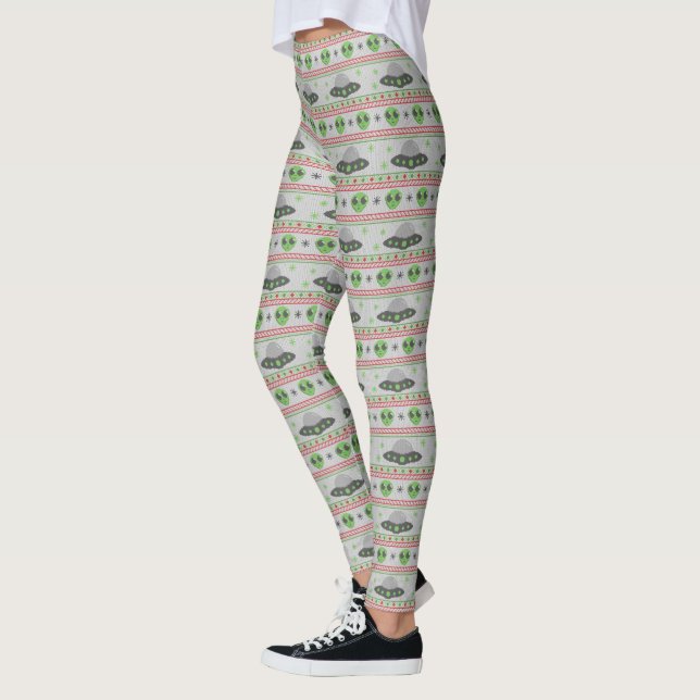 Leggings Navidades Alien Ugly Sweater (Izquierda)