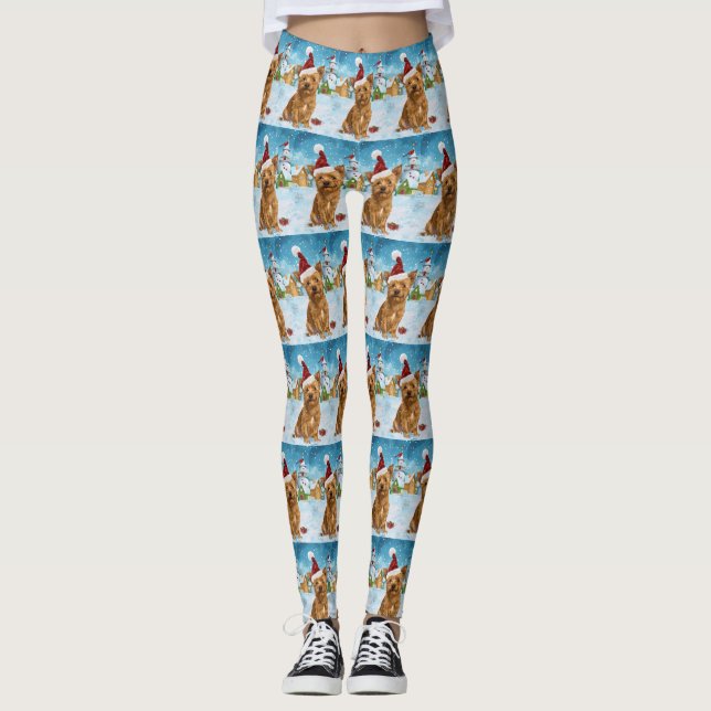 Leggings Navidades australianos del Terrible Winter Wonderl (Anverso)