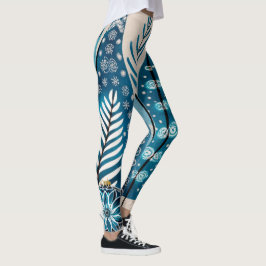 Leggings Navidades azules