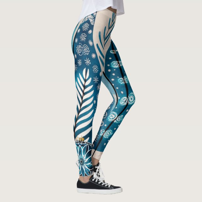 Leggings Navidades azules (Derecha)