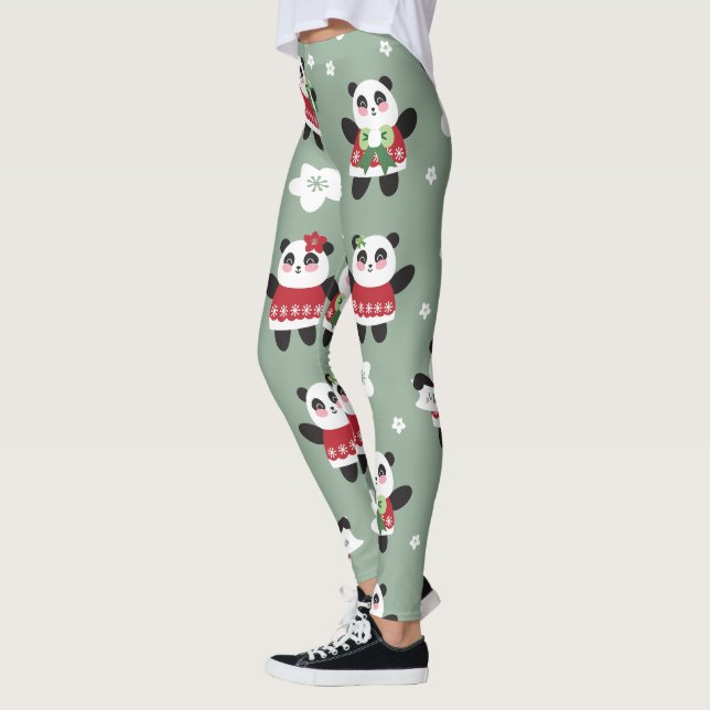 Leggings Navidades Cherry Blossom Panda (Izquierda)
