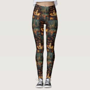 Leggings Navidades chinos japoneses celebran el viaje