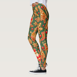 Leggings Navidades cocinan artículos divertidos sobre el ve