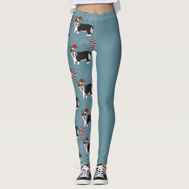 Leggings Navidades Corgi Pup (Anverso)