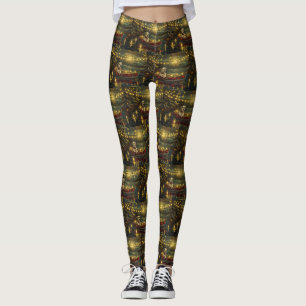 Leggings Navidades de American Staffordshire Voyage festivo