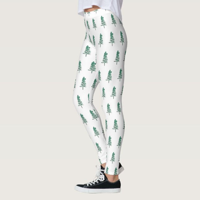 Leggings Navidades de árbol acuático (Izquierda)