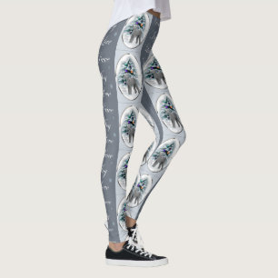 Leggings Navidades de Bedlington Terrier
