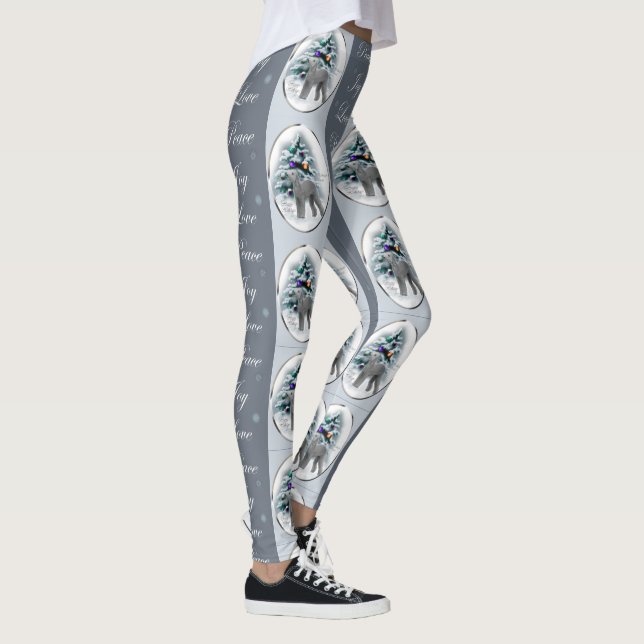 Leggings Navidades de Bedlington Terrier (Derecha)