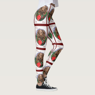 Leggings Navidades de Boykin Spaniel