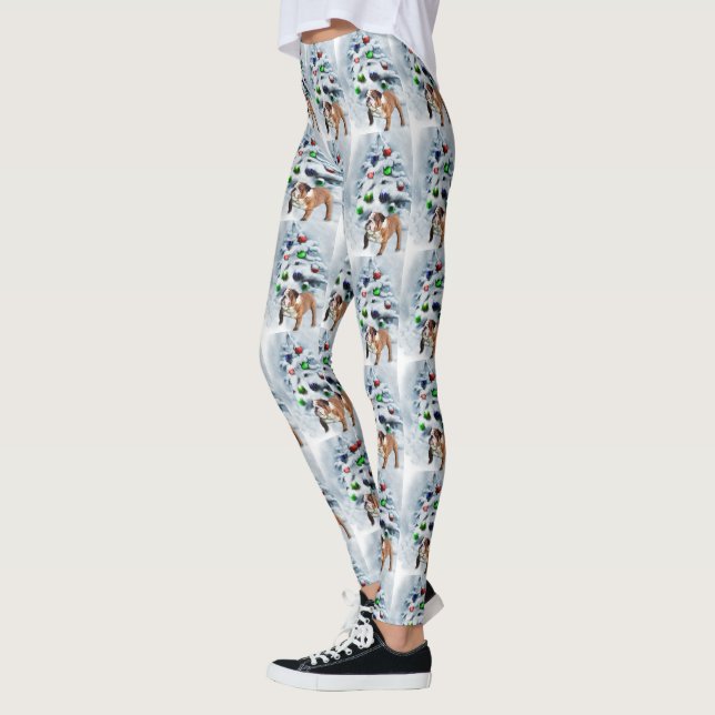 Leggings Navidades de Bulldog de Inglaterra (Izquierda)
