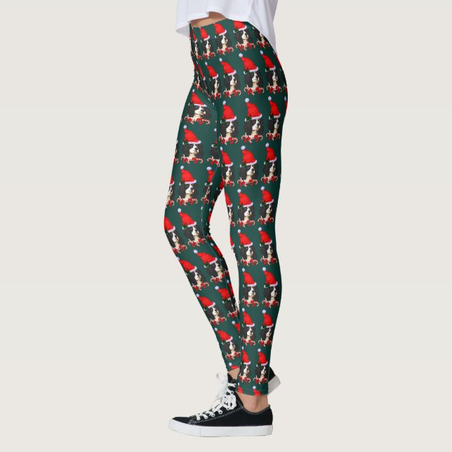 Leggings Navidades de Cavalier King Charles Spaniel (Izquierda)