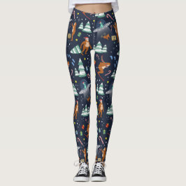 Leggings Navidades de ciencia ficción Big Foot, Aliens y Re