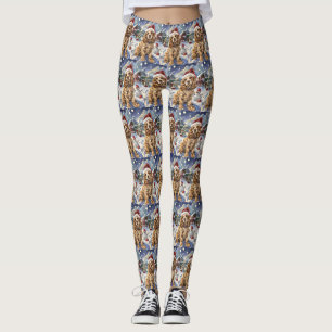 Leggings Navidades de Cocker Spaniel Winter Wonderland