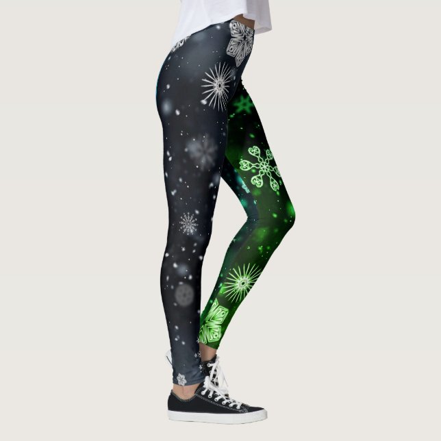 Leggings Navidades de copos de nieve/invierno (Derecha)