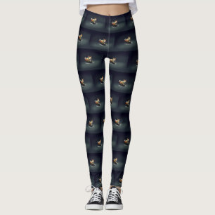 Leggings Navidades de Corgi nevan invierno