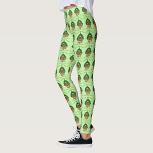 Leggings Navidades de Cute Norwich Terrier
