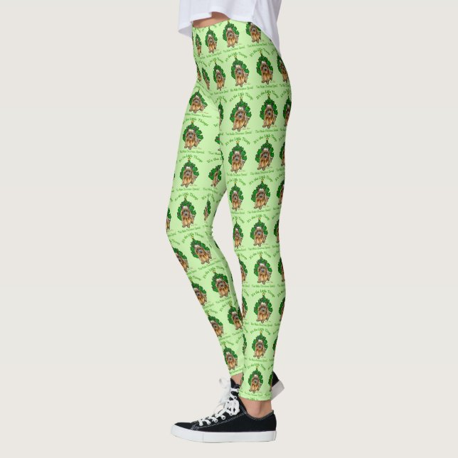 Leggings Navidades de Cute Norwich Terrier (Izquierda)