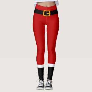 Leggings Navidades de disfraces de Santa Claus