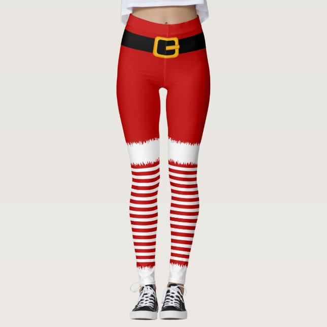 Leggings Navidades de disfraces de Santa Claus (Anverso)