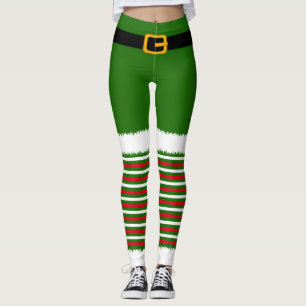 Leggings Navidades de disfraces de Santa Claus