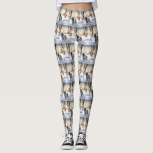 Leggings Navidades de English Setter Let It Snow