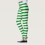 Leggings Navidades de franjas verdes y blancas con menta de<br><div class="desc">Sumérjase en el espíritu de los Navidades con estas leggings navideñas alegremente verdes y blancas rayas. Estas divertidas galletitas a rayas de caramelo son imprescindibles para todos los ayudantes de Santa. Perfecto para fiestas de vacaciones (¡ideal para un traje de elfo!) o simplemente para disfrutar en casa con una película...</div>