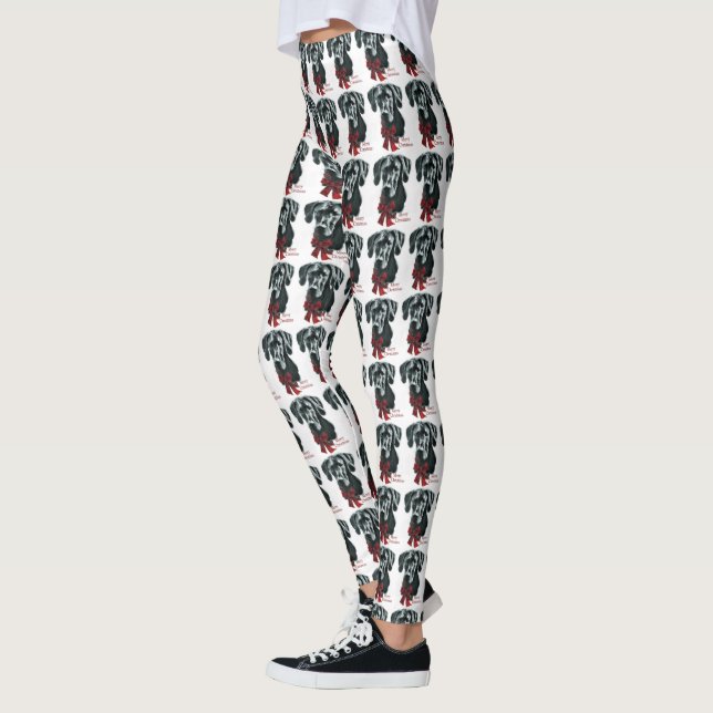 Leggings Navidades de Great Dane (Black) (Izquierda)