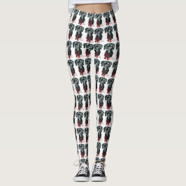 Leggings Navidades de Great Dane (Black)