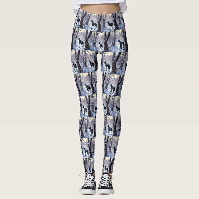 Leggings Navidades de Great Dane Let It Snow (Anverso)
