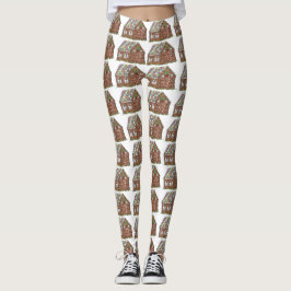 Leggings Navidades de la casa Gingerbread