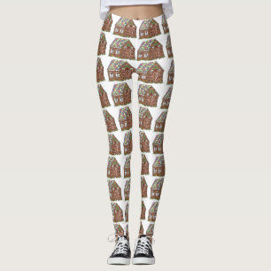 Leggings Navidades de la casa Gingerbread