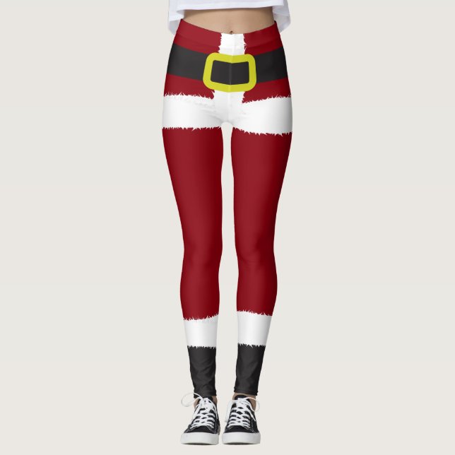 Leggings Navidades de la Novedad Santa Claus (Anverso)