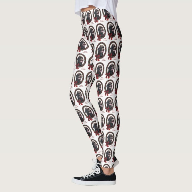 Leggings Navidades de Labradoodle (Izquierda)