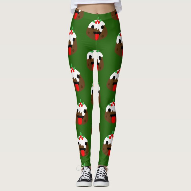 Leggings navidades de lengua pudding (Anverso)