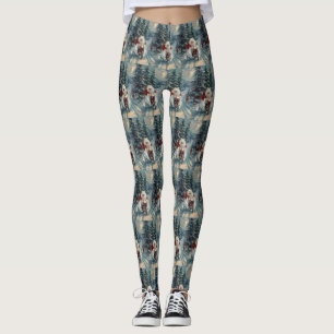 Leggings Navidades de motociclismo en esquimal americano