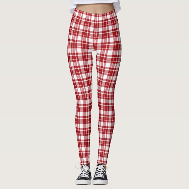 Leggings Navidades de mujeres/ Leyendas rojas/blancas cotid (Anverso)