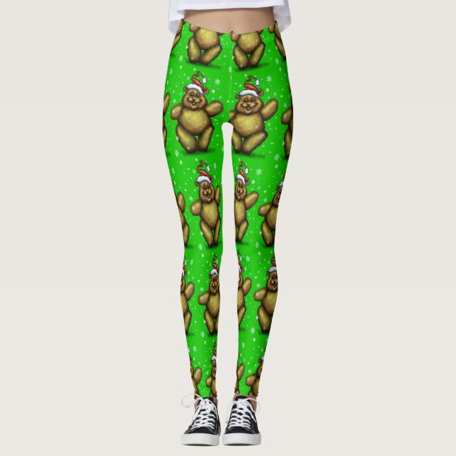 Leggings Navidades de oso (Anverso)