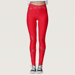 Leggings Navidades de patrones repetidos de Hohohohoho ríen