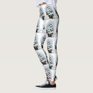 Leggings Navidades de Perro de Montaña de Bernese