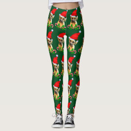Leggings Navidades de perros de bullmastiff